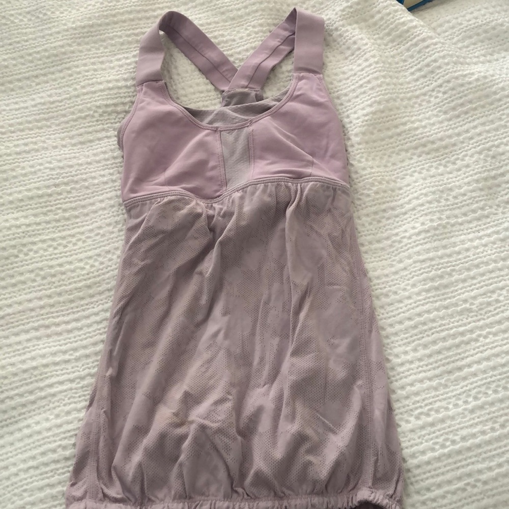 Size 2 lululemon built in bra tank